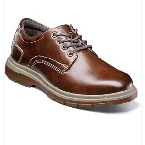 Florsheim Boy's Lookout Plain Toe Ox Jr Oxford Chestnut Style16688 Size 3.5 #781